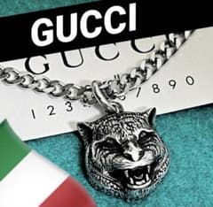 美品 GUCCI 燻‼️キャットヘッドペンダント - メルカリ