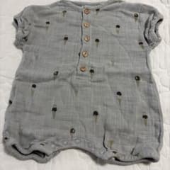STUDIO BOHEME ロンパース アイス柄 6M 海外子ども服半袖 ブルーのサムネイル