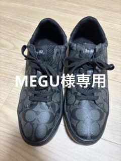 COACH メンズ スニーカー ブラック シグネチャーのサムネイル