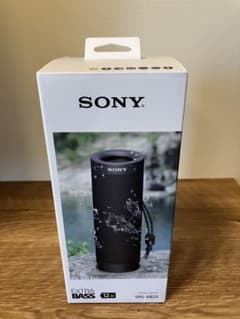 【新品　未使用】 SONY SRS-XB23 ワイヤレススピーカー ブラックのサムネイル