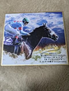 限定】アーモンドアイ 直筆サイン C.ルメール - メルカリ