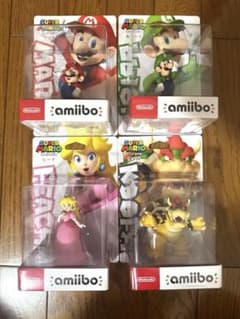 【新品未開封】amiibo マリオ ルイージ ピーチ クッパ 4体セット - 3