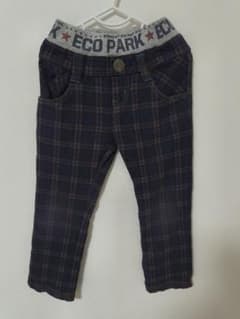 ECO PARK チェック柄 パンツ 100cmのサムネイル