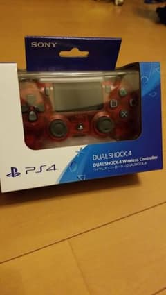 PS4 ワイヤレスコントローラー クリスタルレッドのサムネイル