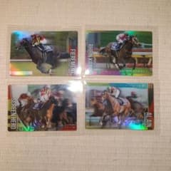 競馬名馬トレーディングカード 競馬 トレーディングカード 4枚セット - メルカリ