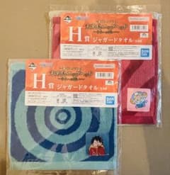 신품 ONE PIECE 루피 쵸퍼 자가드 타월 2종