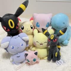 【8個セット】ポケモン めちゃ もふぐっと ポケピース ぬいぐるみ