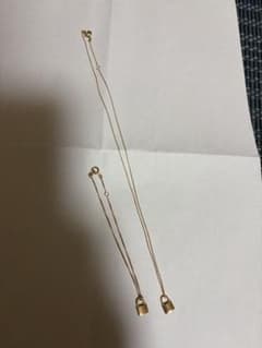 ココシュニック　K10 パドロックモチーフ ネックレス ブレスレット セット ココシュニック K10 パドロックモチーフ ネックレス ブレスレット