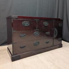 三舟木工 ケヤキ 整理箪笥 リビングチェスト タンス 箪笥 たんす