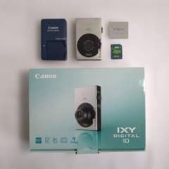 Canon IXY DIGITAL 10 PC1228 デジカメ シルバー - メルカリ