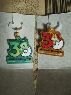 ポケモン 30周年記念 アクリルキーホルダー 2種セットのサムネイル