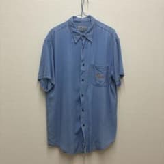 KENZO JEANS 半袖シャツ ブルー Lサイズのサムネイル