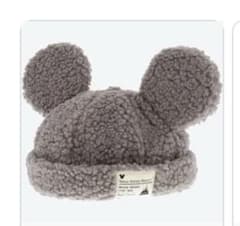 Tokyo Disney Resort Mickey Mouse Fan Cap (Gray)