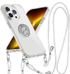 iPhone 14 Pro Max 用ケースリングショルダー ストラップ付きのサムネイル