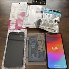 iPhoneXS 256GB スペースグレイ バッテリー 画面パネル付き - メルカリ