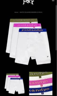 Punkandyo ボクサーパンツ 三枚セット sサイズ - メルカリ