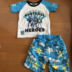 BABYDOLL BATMAN T셔츠 하프 팬츠 셋업