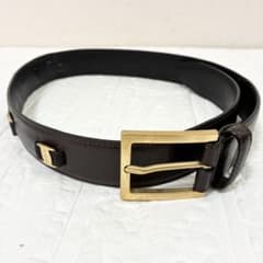 フェラガモ ベルト ダークブラウン ヴァラリボン - メルカリ