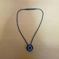バンデルネックレス 黒・銀 45cmのサムネイル
