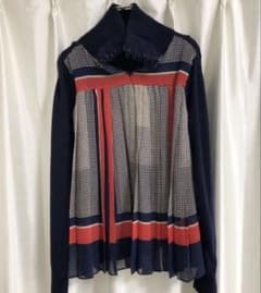 sacai トップス ニット 切り替えのサムネイル