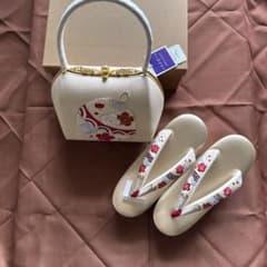 うさ耳Y　和装用バッグと下駄セット　京都　和想庵 うさ耳Y様専用 和装用バッグと下駄セット 京都 和想庵 - メルカリ