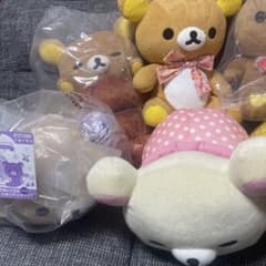 리락쿠마 1번 복권, 봉제인형 큰 사이즈 8마리 정리 판매