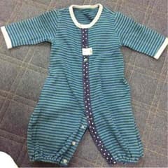 ボーダー ロンパース 50-70cmのサムネイル