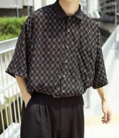 kutir リブ襟柄シャツのサムネイル