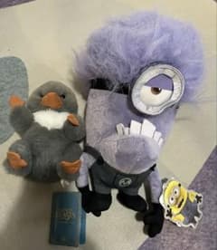 USJ 봉제인형 이블 미니언 판타스 베이비 니플러 그레이