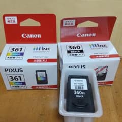 Canon BC-361XL+Canon BC-360XL セットのサムネイル