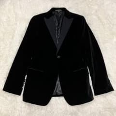 極美品希少早い者勝ち》バナリパタキシードベルベットジャケットベロア