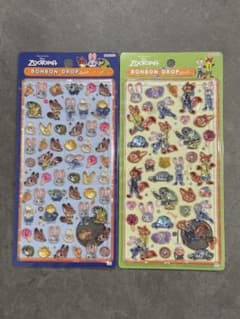 ボンボンドロップシール　ズートピア　ミニ　第2弾　2点セット　正規品のサムネイル