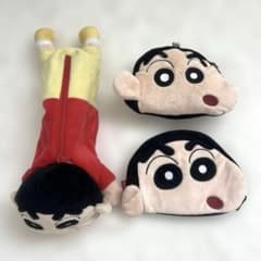 크레용 신짱 봉제인형 파우치 3점 세트