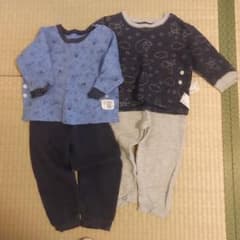 ユニクロ パジャマ 90cm 2着セット【9月4日まで販売】のサムネイル