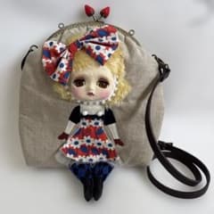 福寿ドール 人形 バッグ ハンドメイド ショルダーバッグ 1点もの 福寿ドール 人形 バッグ ハンドメイド ショルダーバッグ 1点もの