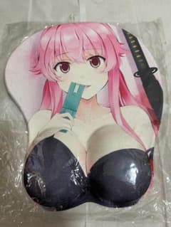未来日記 我妻由乃 おっぱいマウスパッド レア おまけ付き 新品未使用 送料無料のサムネイル