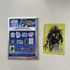 STAR WARS 만다롤리안 오로라 스티커 그로구