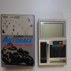 希少レトロゲーム 箱付き CASIO カシオ CG-105 AUTO RACE - メルカリ