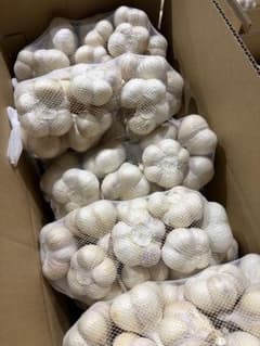 青森県産 福地ホワイト六片 にんにく Ｌ 玉 １０ｋｇのサムネイル