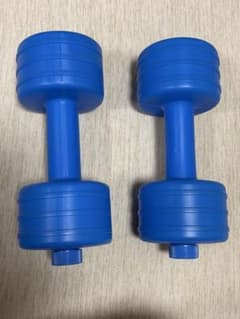 ウォーターダンベル 2個セット ブルーのサムネイル