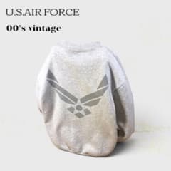 米軍実物 USA製 USAF 空軍 スウェット S リフレクター トレーナー