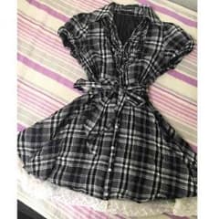 セシルチェック柄シャツワンピのサムネイル