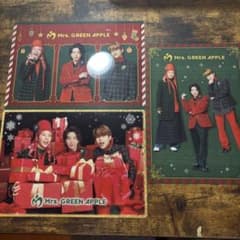 Mrs. GREEN APPLE クリスマスカード 3枚セットのサムネイル