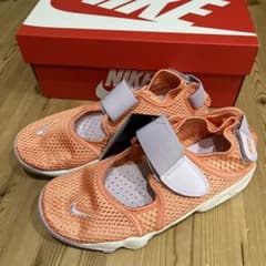 NIKE ナイキ アクアリフト オレンジ サンダル　キッズ　レディース　24cmのサムネイル