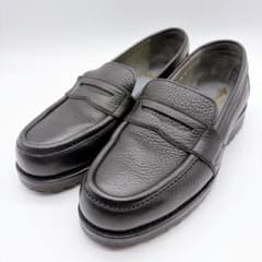 【極美品】KENFORD ケンフォード 25.5 シボ革 ローファー 厚底 極美品】KENFORD ケンフォード 25.5 シボ革 コインローファー 厚底