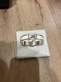 HERMES ブレスレット クリックH ホワイト ゴールドのサムネイル