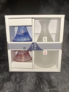 L*み様 招福杯 富士山 お猪口 ぐい呑み 徳利 セット　新品未使用のサムネイル