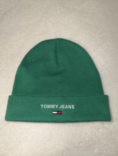 TOMMY JEANS ニット帽 ビーニー グリーンのサムネイル