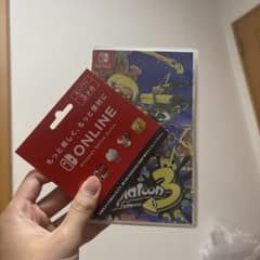 스플라툰 3 닌텐도 Switch 소프트 넷도 붙어 있습니다