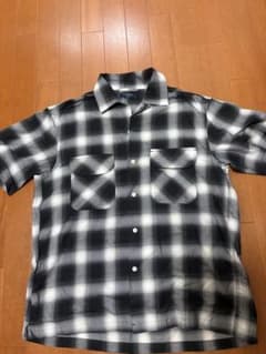 BACK NUMBER チェック柄 半袖シャツ Mサイズのサムネイル